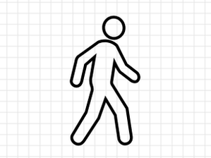 Person walking
