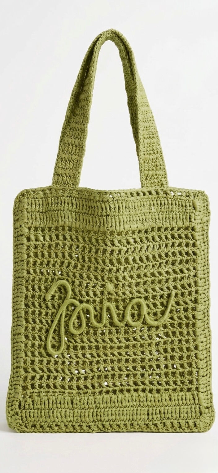 Miniatura: Raffia summer shopper bag 4 color 