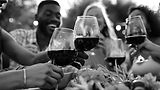 happy-adult-friends-having-fun-drinking-red-wine-eating-together-with-vineyard-i-generativ