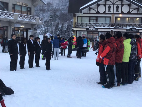 12/28 第58回国立九大学スキー選手権大会開会式感想