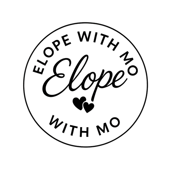 Elope With Mo logo - wedding officiant brand