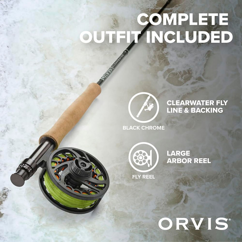 Thumbnail: Orvis Clearwater Outfit - Fly Fishing Rod and Reel Combo (8'6" 5-wt) - Balanc...