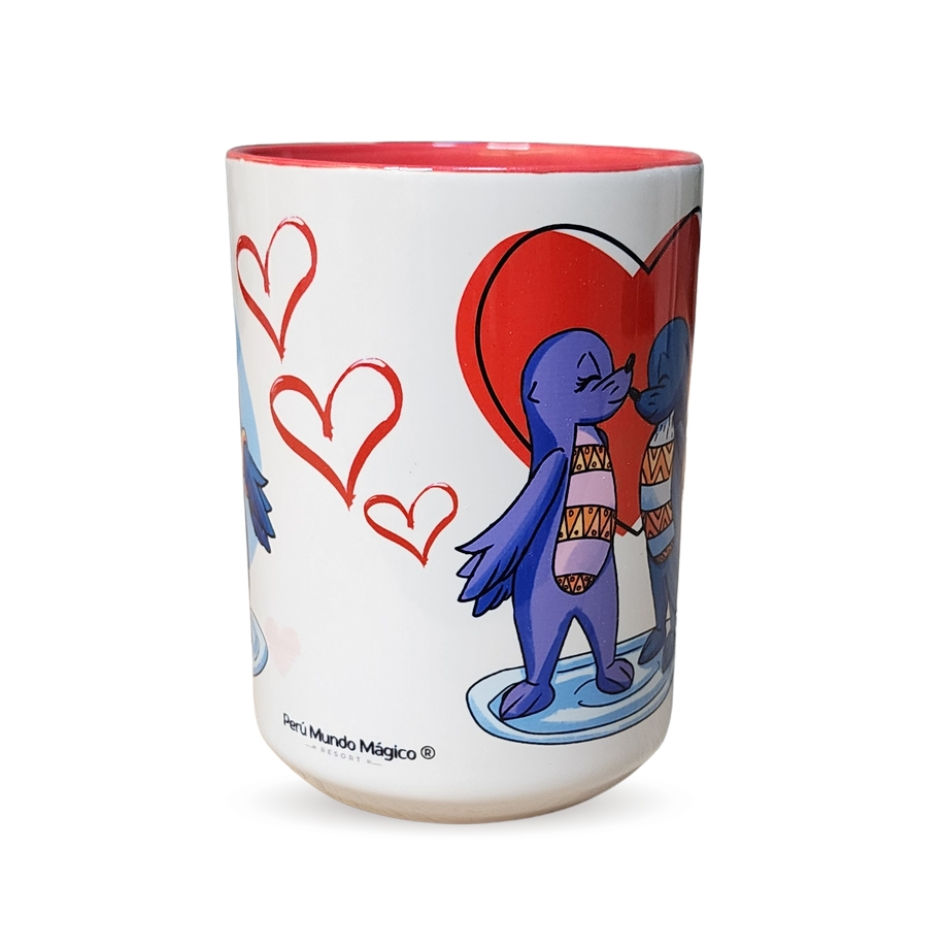 Thumbnail: Taza Mug de 15 onzas Interio Rojo - Modelo Love