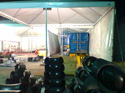 Unidade móvel jateamento e pintura industrial