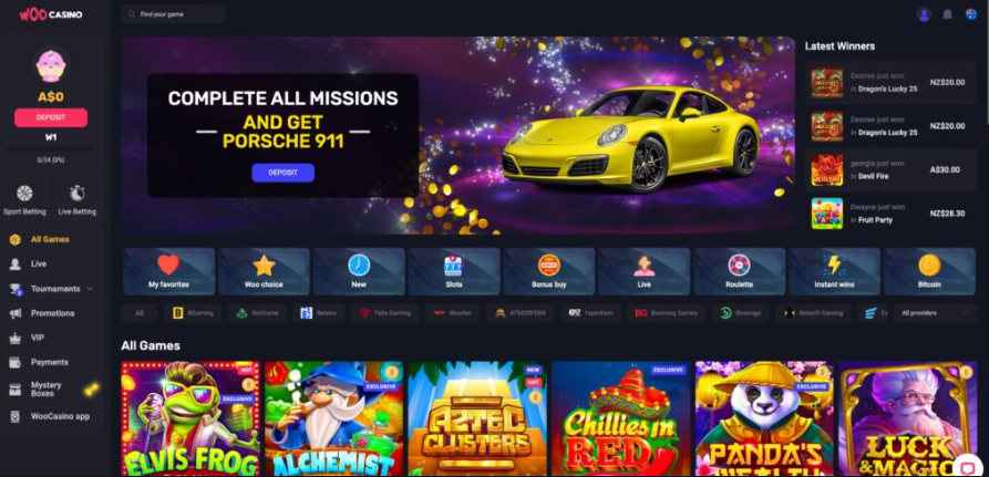 Woo casino Australia