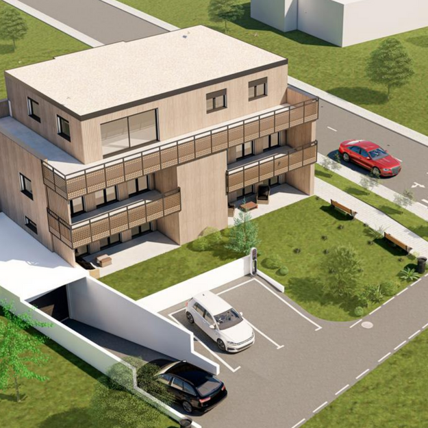 Neubau MFH an der Bernstrasse 98 in Oberönz mit 5 Einheiten und Tiefgarage, Bauvolumen CHF 1.7 Mio.