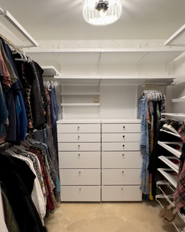 The Container Store closet installation in Las Vegas