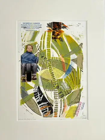 Structure ends in chaos III by Stefanie Eins