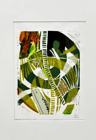 Structure ends in chaos VI by Stefanie Eins