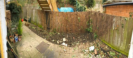 Crouch end, North London, UK before Turney's Contractors