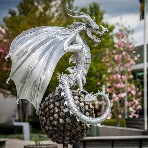 "Rock Dragon" by Heather Wall (2017)