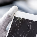 Technician with Broken Screen