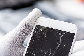 Cracked iPhone Screen