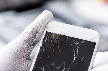 Technician with Broken Screen