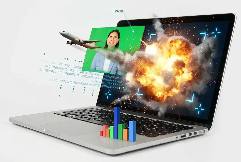 Visual effects service for corporate video