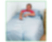 The bed rope ladder assists with sitting up in bed after an operation