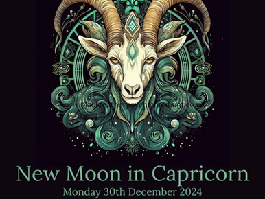 New Moon in Capricorn - 30th of December 2024