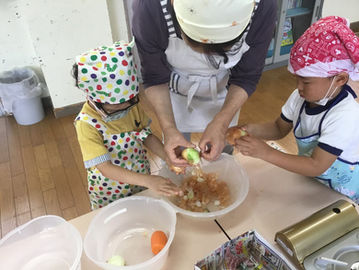 クッキング　夏野菜カレー！