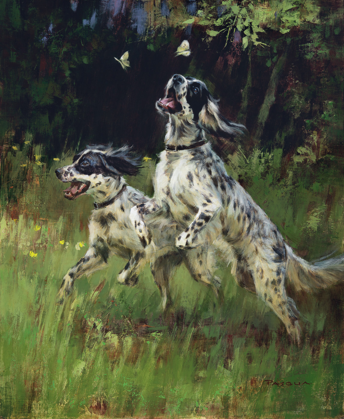 english setter painting