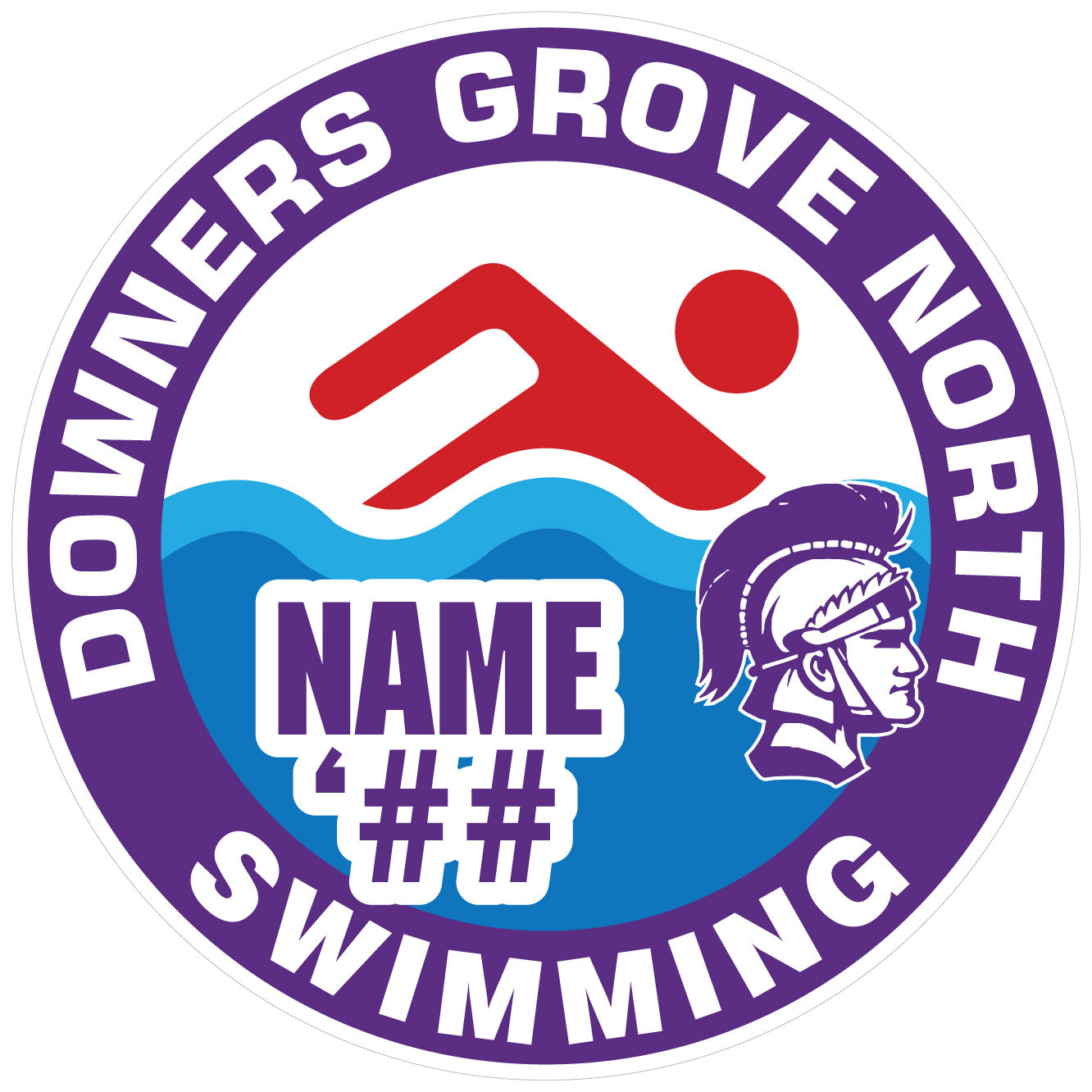 DGN Swimming Yard Sign