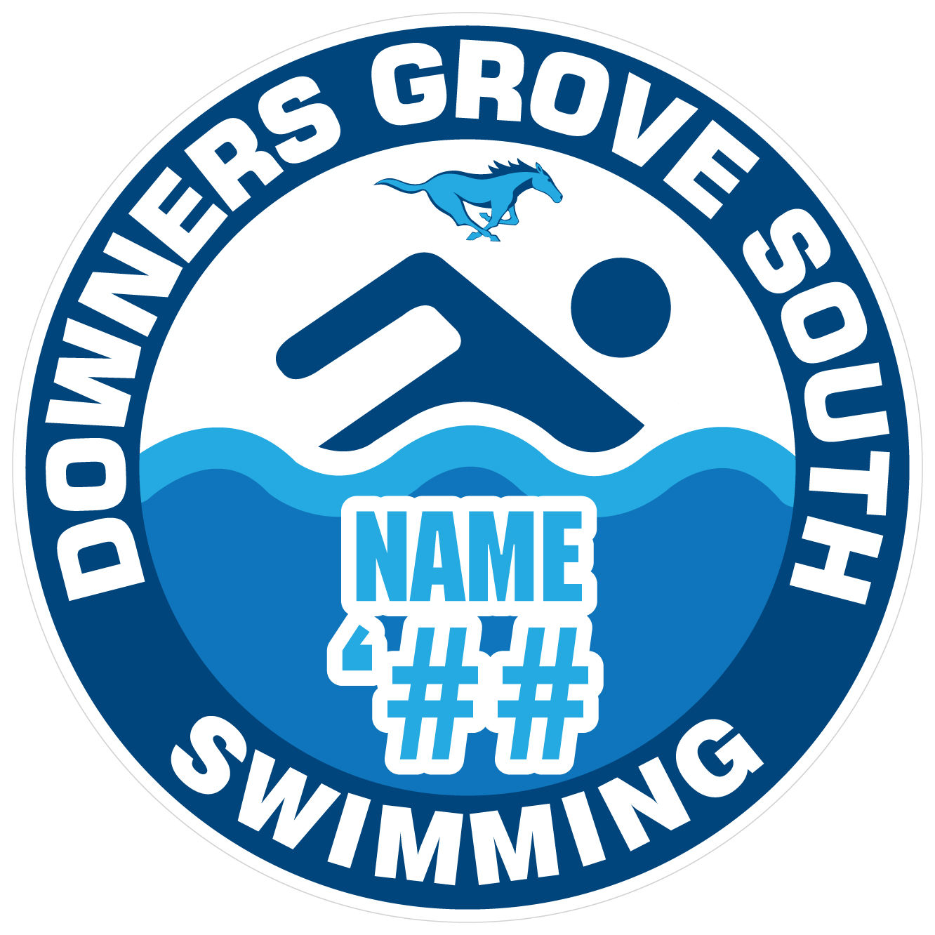 DGS Swimming Yard Sign