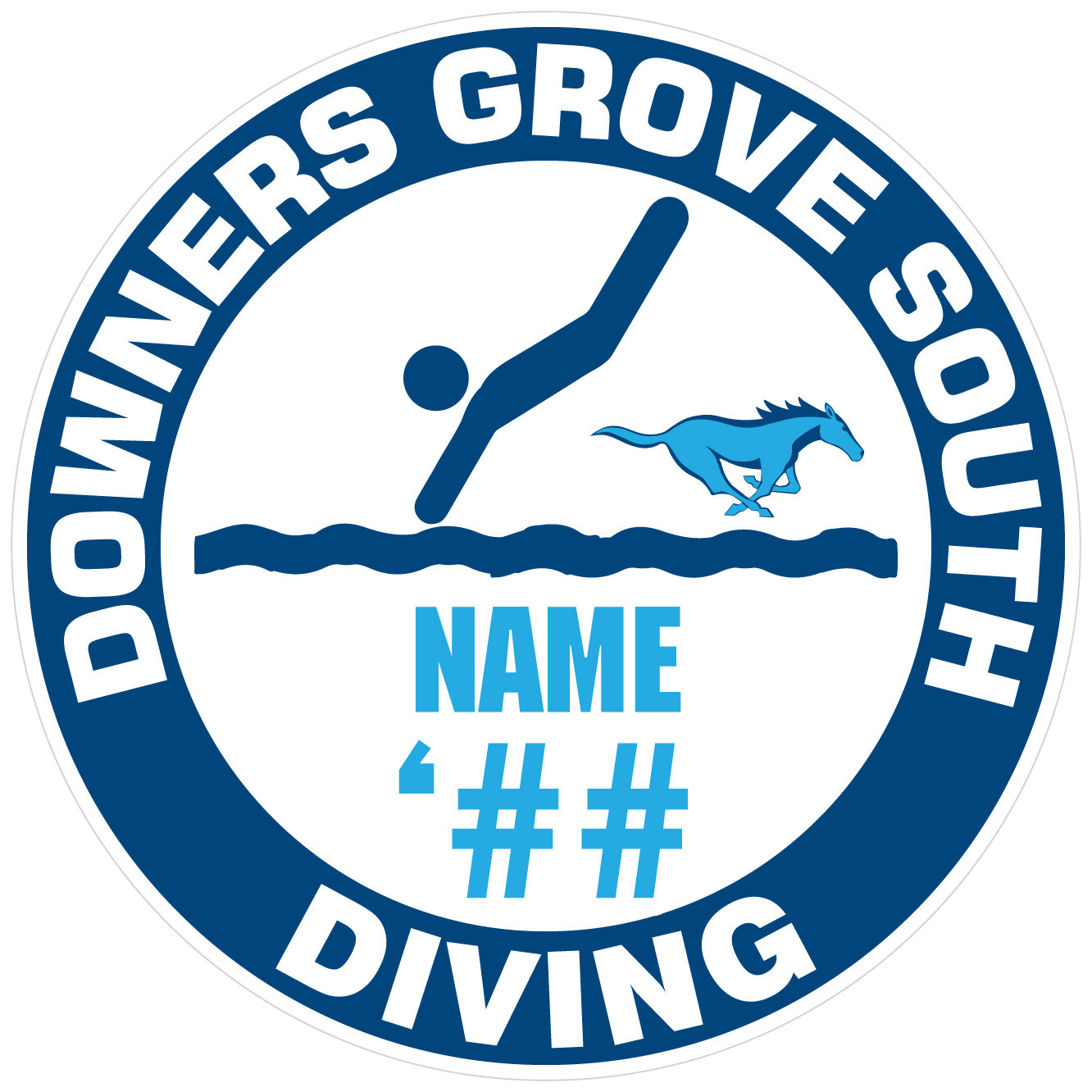DGS Diving Yard Sign