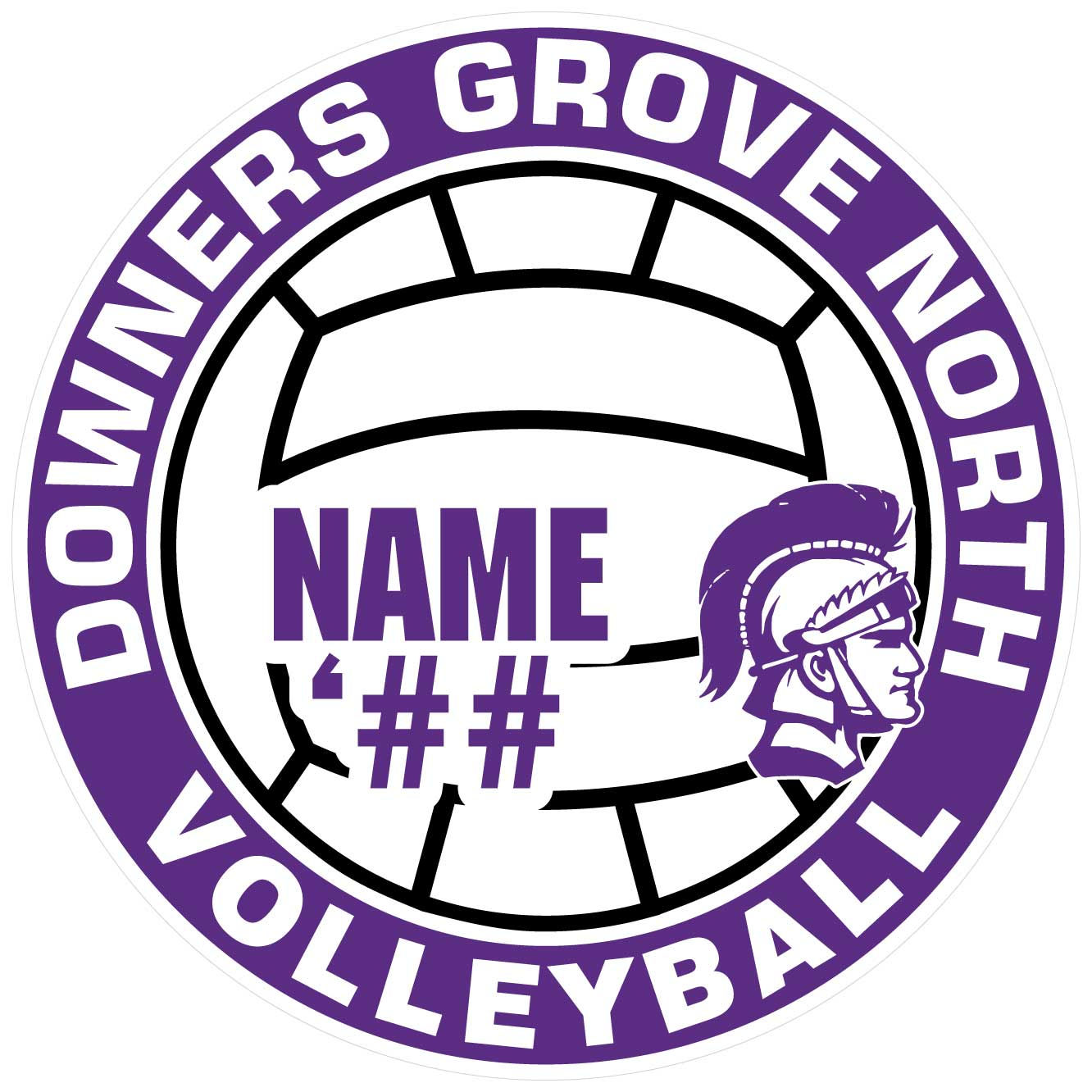 DGN Volleyball Yard Sign