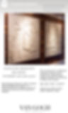 informational flier with artworks and exhibit details