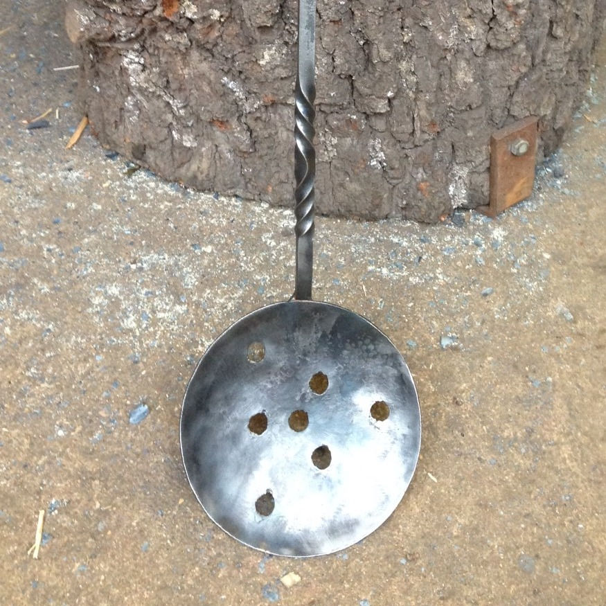 Thumbnail: Chestnut roaster Scroll handle