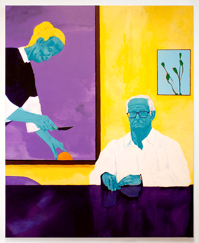 artwork / painting by Rory Biddulph : Glorification (after Matisse) 2021