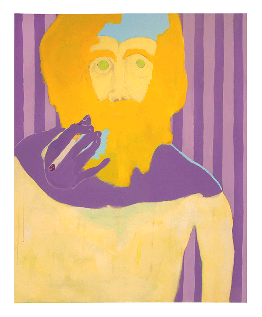 artwork / painting by Rory Biddulph : Smoker 2020