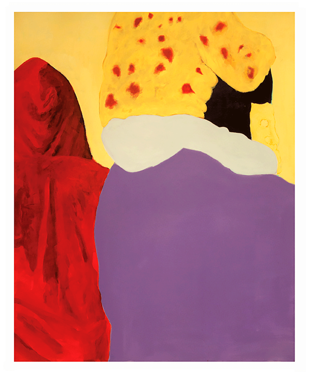 artwork / painting by Rory Biddulph : On Broad Shoulders 2020