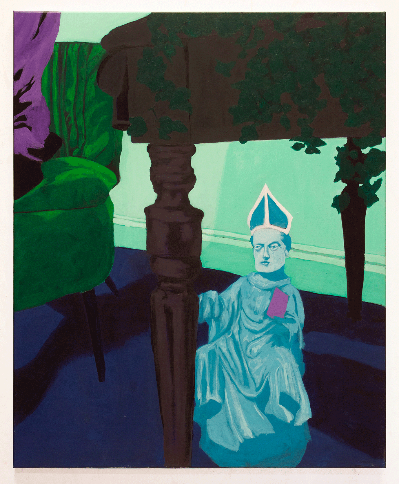 Rory Biddulph : Bishop (2021), acrylic on canvas painting