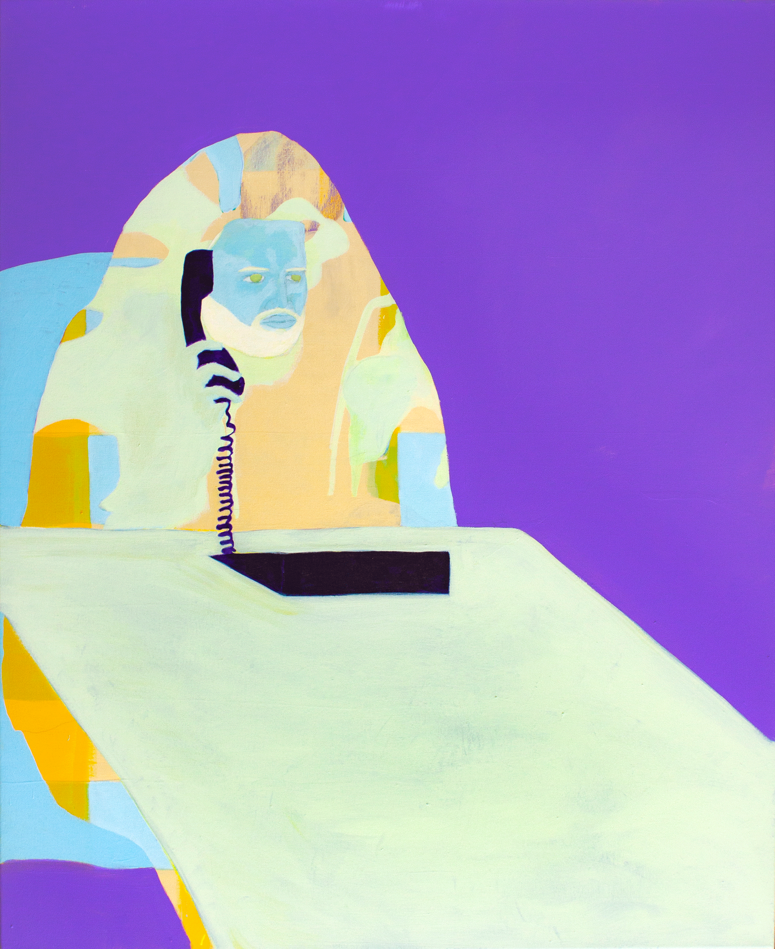 artwork / painting by Rory Biddulph : Phone 2020