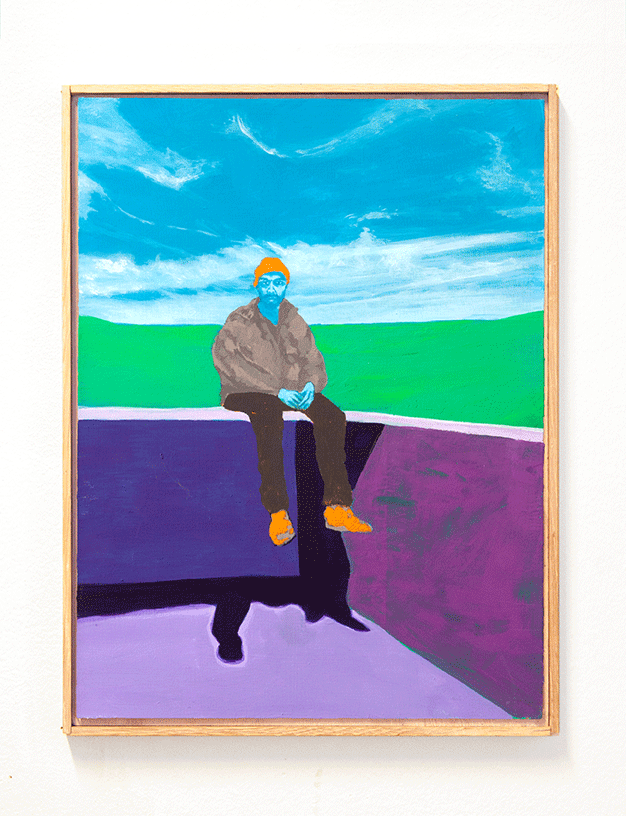 artwork / painting by Rory Biddulph : Blue Sky 2021