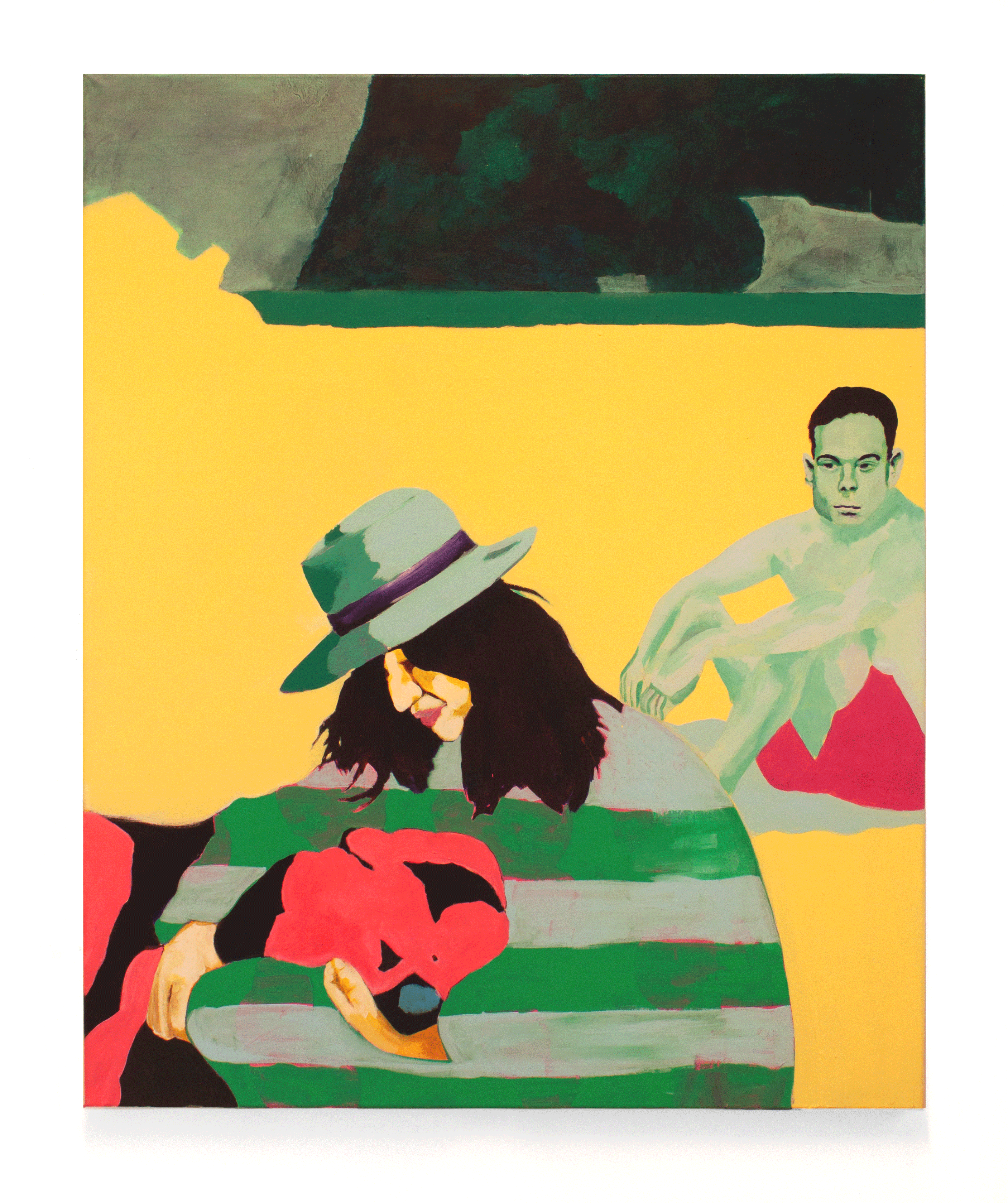 artwork / painting by Rory Biddulph : Beach 2020