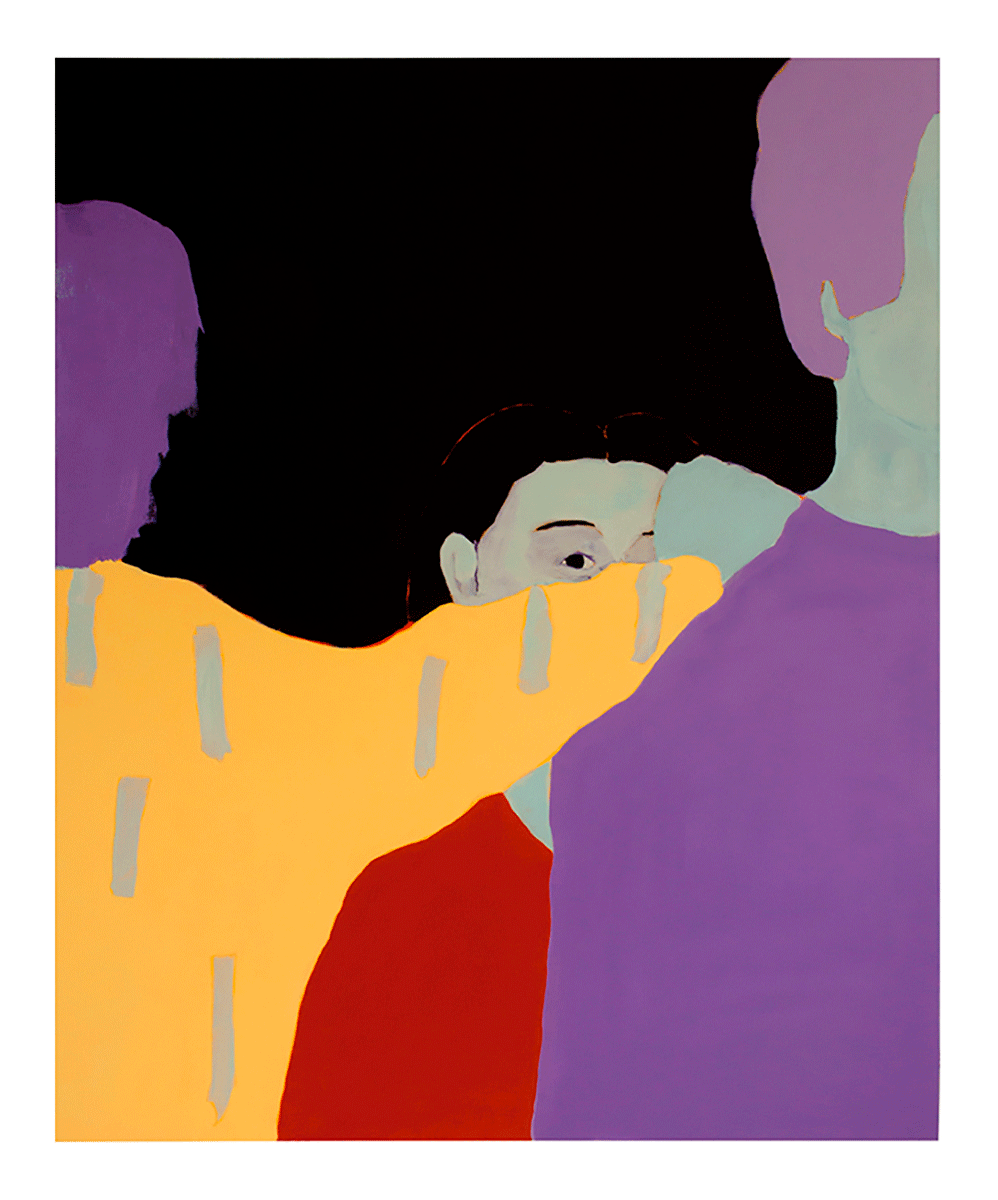 artwork / painting by Rory Biddulph : The Look 2020