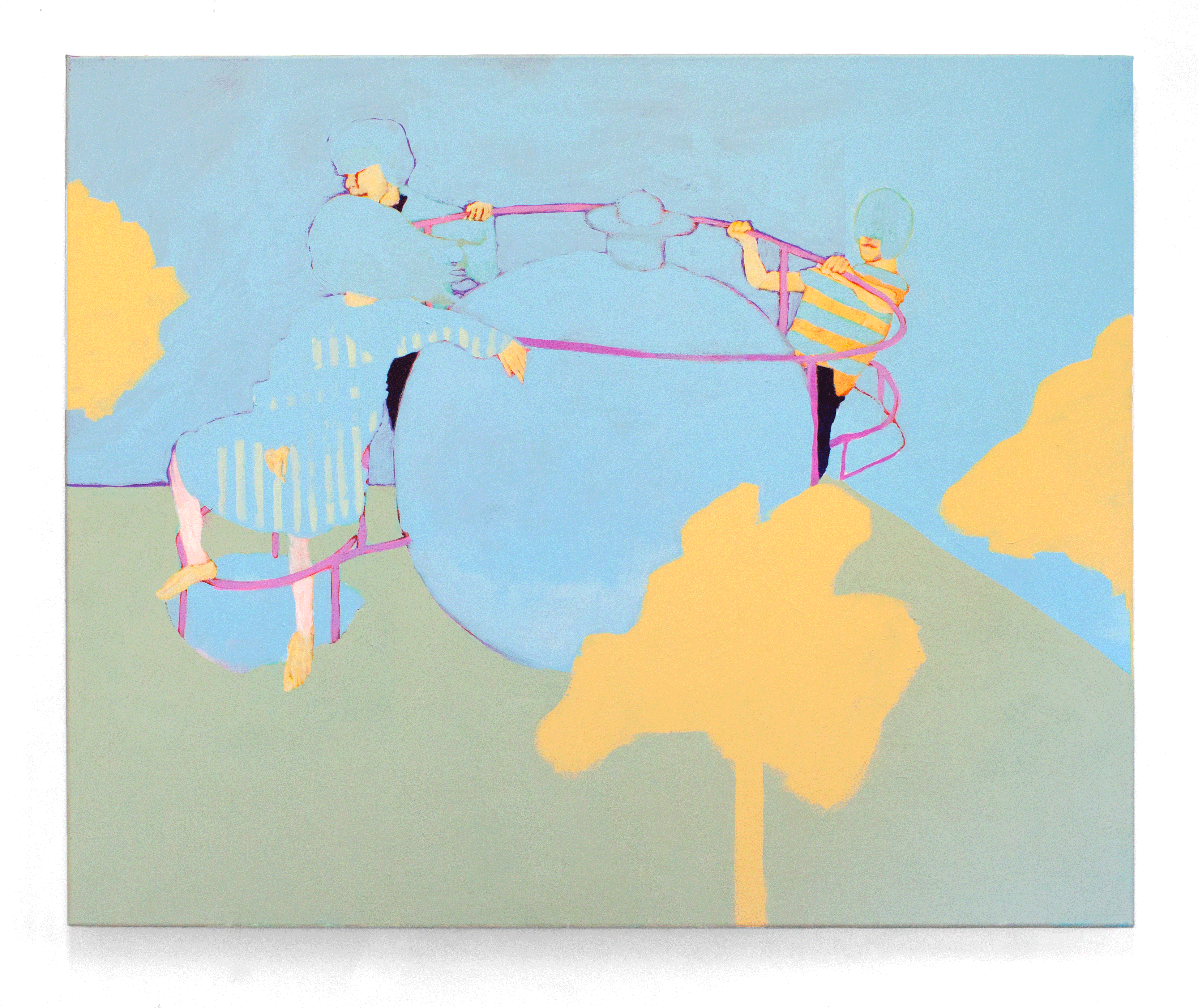 artwork / painting by Rory Biddulph : Playground 2020