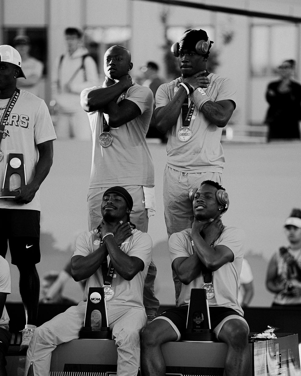 Tennessee 4x100m team