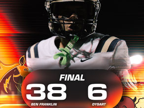 Benjamin Franklin Opens 2026 With Dominant 38-6 Win Over Dysart