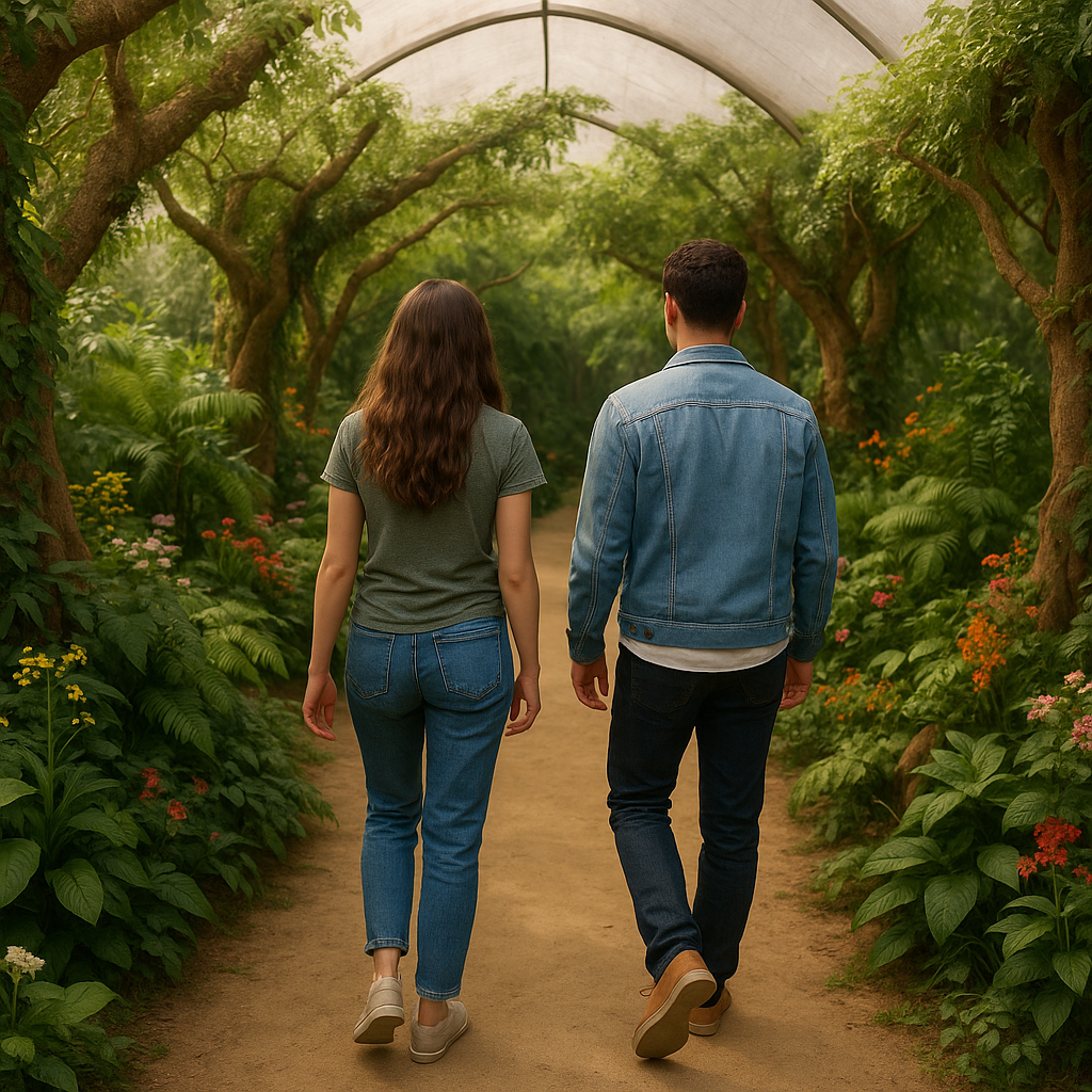 Couple in Garden
