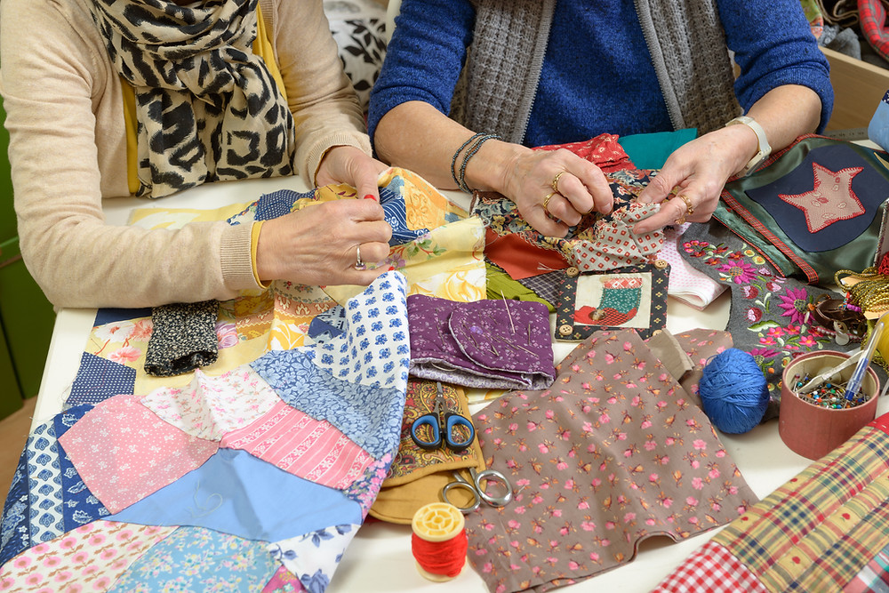 Create quilts from fabric scraps or old garments