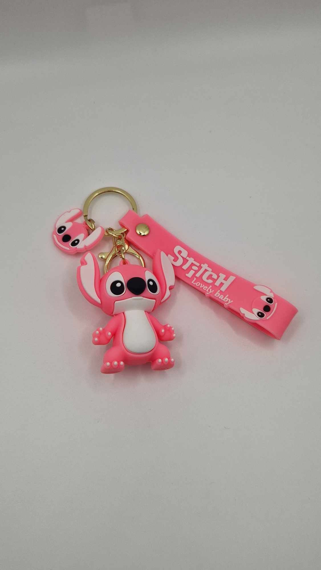 Porte Clés Stitch Rose