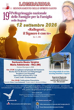 Pellegrinaggio Famiglie 12 sett.2026
