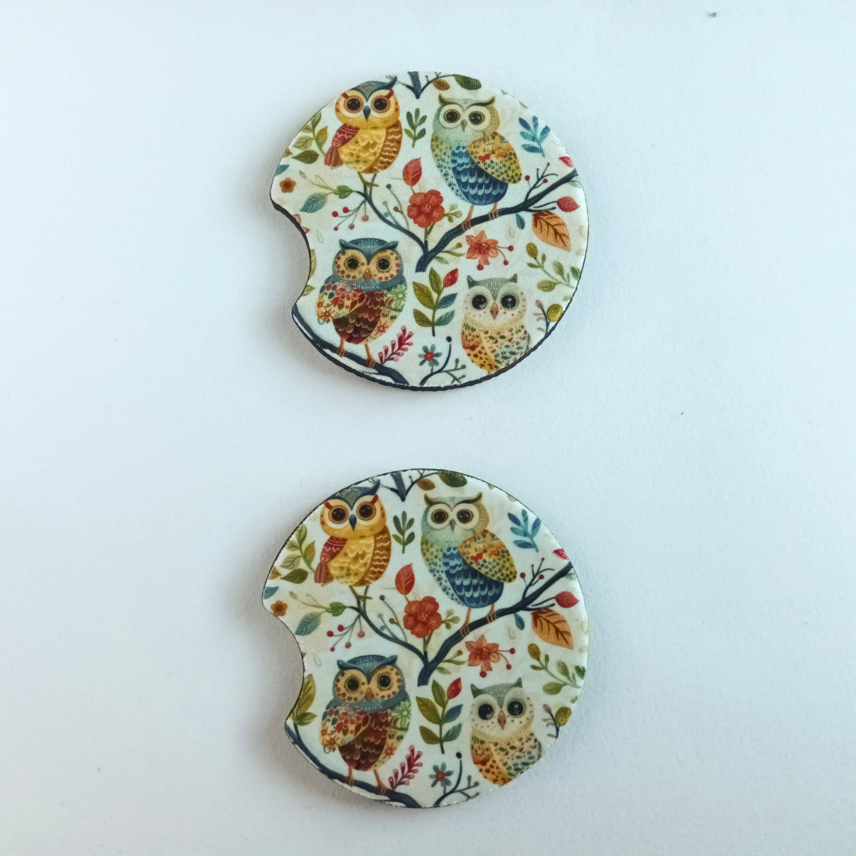 Owl Car Coasters