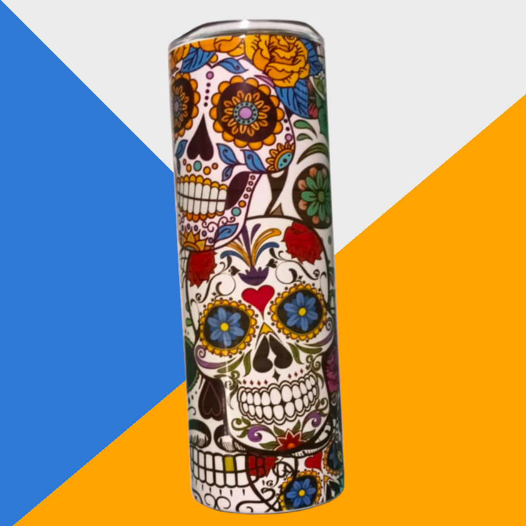 20oz Skull Art Tumbler