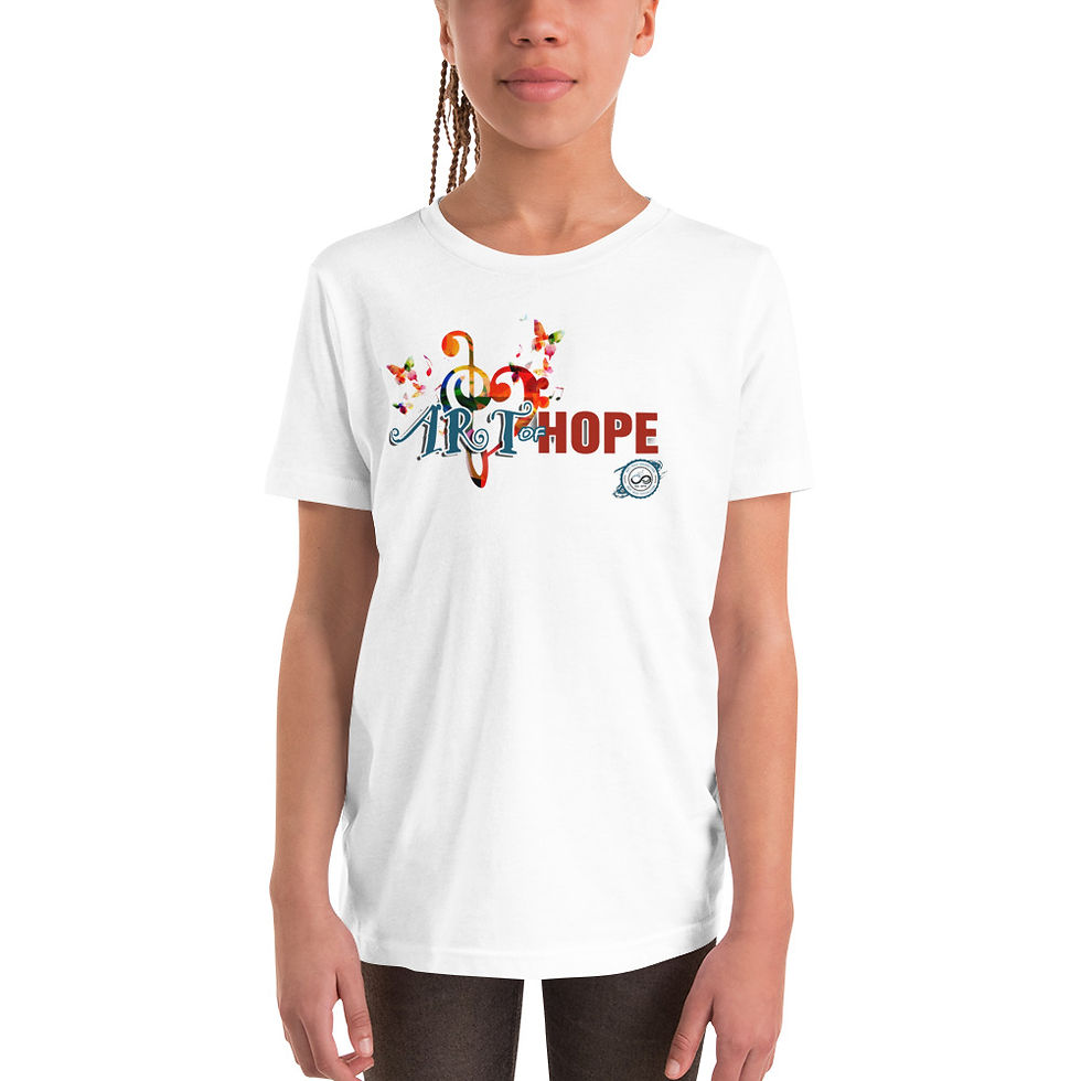 Thumbnail: Art of Hope Youth Short Sleeve T-Shirt