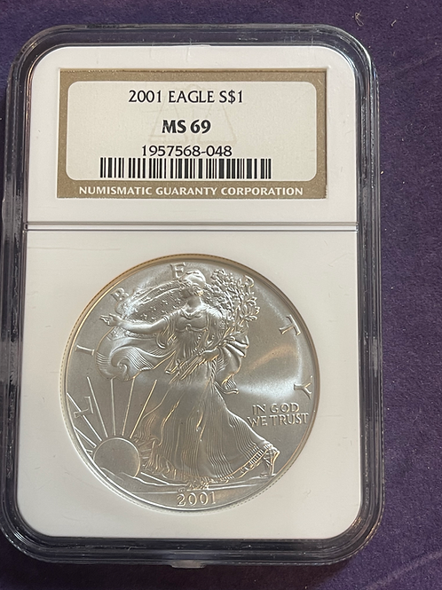 2001 Eagle $1 MS 69