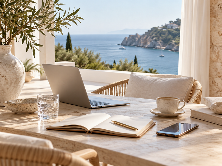 Sunlit Mediterranean Coastal Workspace.png