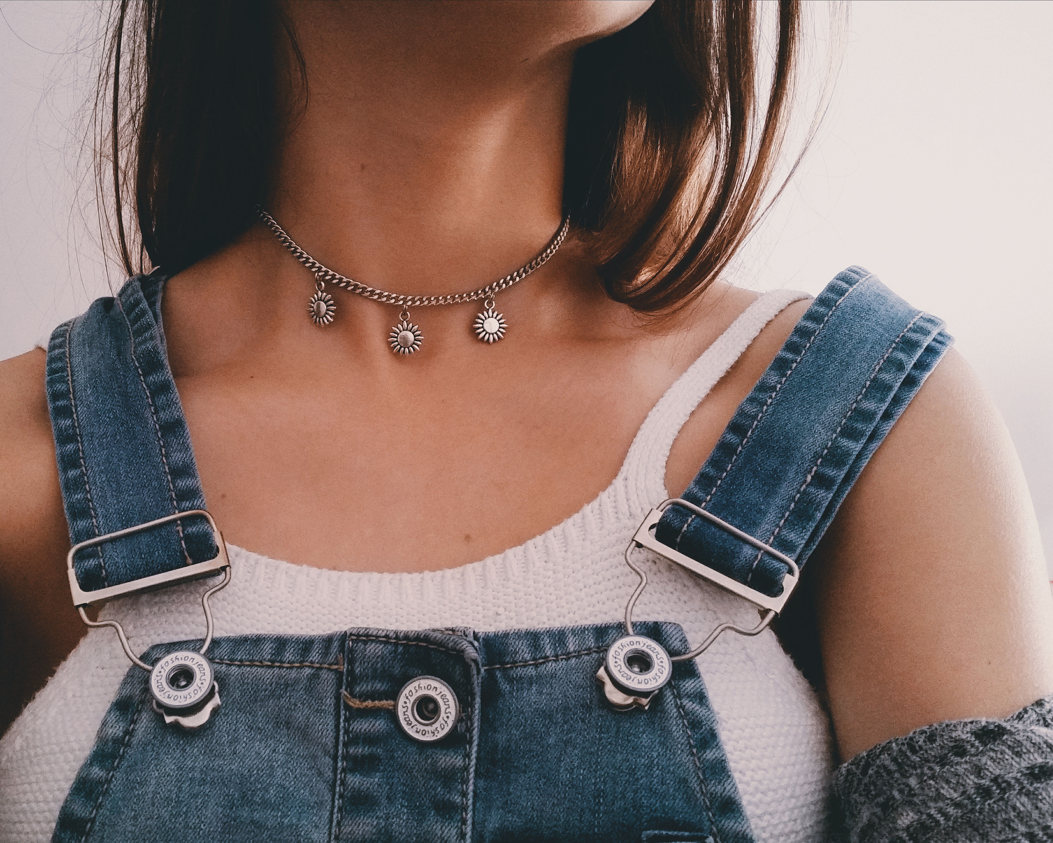 Triple Daisy Choker